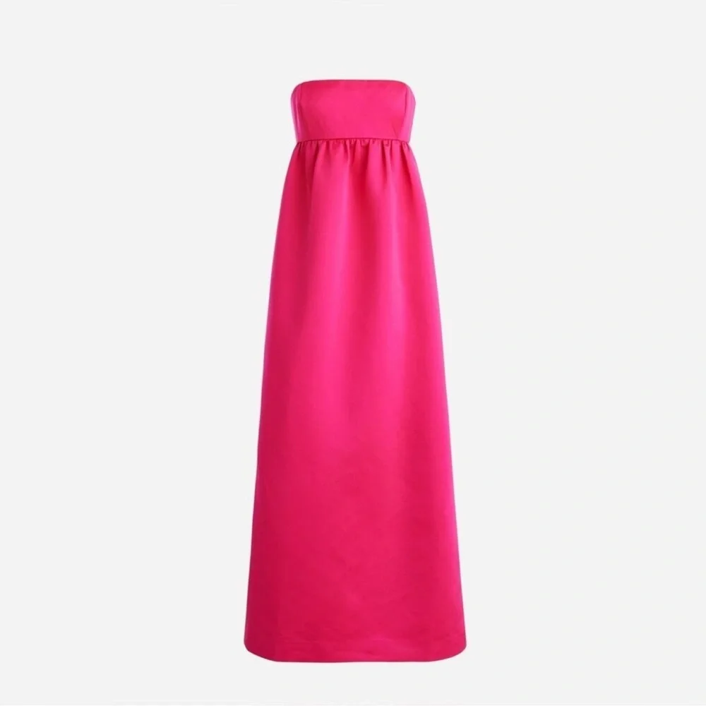 NWT J.Crew Collection Limited-Edition Strapless Dress in Duchesse Satin